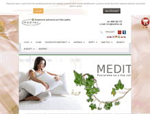 Tablet Screenshot of meditec.sk